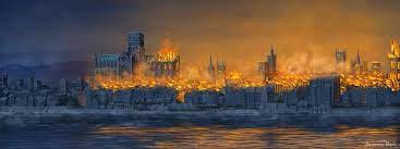Map of london, before the fire of 1666 creator: The Great Fire Of London Happened In 1666 On The 2nd Of Spetember This Horrible Event Burnt Through Most Of Great Fire Of London The Great Fire London Museums