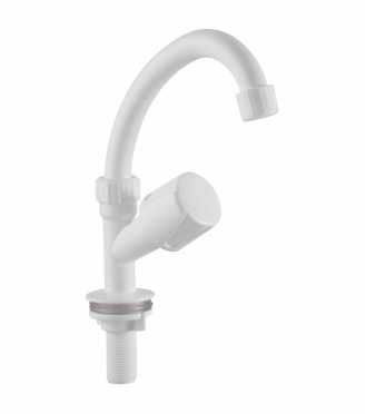 TORNEIRA LAVATORIO BICA GIRATORIA PLASTICO 1/2