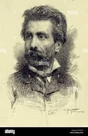 Italiano: Vespasiano Bignami, Ritratto di Carlo Andreoli . before 1929 225  Vespasiano Bignami, Ritratto di Carlo Andreoli Stock Photo