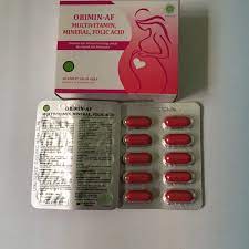 Ibu mengandung juga perlu kalsium yang cukup untuk perkembangan baik tulang bayi. Jual Obimin Af Multivitamin Isi 30 Kaplet Per Dus Jakarta Timur Jereca Tokopedia