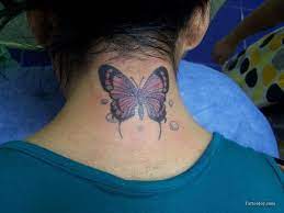Butterfly Tattoo Butterfly Neck Tattoo Butterfly Back Tattoo Neck Tattoo