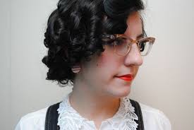Short stacked bob hairstyle for fine curly hair. How I Do A Late 30s Early 40s Sponge Roller Set And Avoid Dents By Gum By Golly