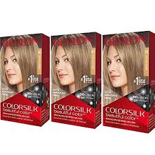 Revlon root erase hair color. Buy Revlon Colorsilk Hair Color 60 Dark Ash Blonde Pack Of 3 Online At Low Prices In India Amazon In