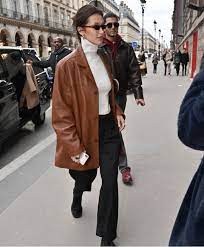 Shop Vintage Collection On Instagram Pending Vintage Brown Oversized Leather Ja Brown Leather Jacket Outfit Leather Jacket Outfit Fall Leather Jacket Outfits