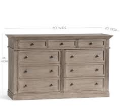 Keeping your garments neat and tidy is simple with dressers. Livingston 9 Drawer Wide Dresser Pottery Barn