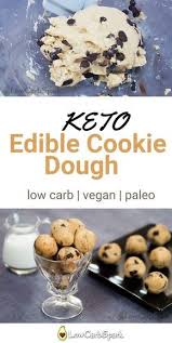 Keto Cookie Dough Recipe Sugar Free Paleo Vegan Low Carb Treat Recipe Keto Dessert Easy Keto Cookies Keto Cookie Dough