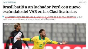Brasil se ha reconocido a nivel internacional por el polémico arbitraje de julio bascuñán, mismo que inclinó la cancha a favor del cuadro dirigido por tite. Medios Chilenos Critican La Actuacion Del Arbitro Julio Bascunan Y La Tildan De Polemica Seleccion Peruana Rpp Noticias