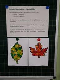 Fensterbilder sind meist so einfach gebastelt, da können die kleinen gerne beim. Kunst Herbstblatter Fensterbilder Grundschul Ideenbox