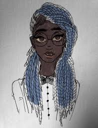For more on drawing anime hair see Melissa Hemming Starry Night Box Braids