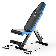Jx Fitness Banc De Poids Reglable Gymnastique A Domicile Ab Banc Incline Plat Banc D Exercice De Decli Banc De Musculation Musculation Abdominaux Musculation