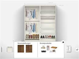 Visualization tools such as ikea pax planner will help you plan the placement of shelves and racks, so you can determine frame which will be the most convenient for you. Pax Planer Handy