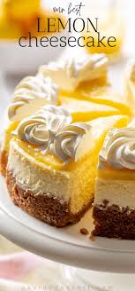 Lemon Cheesecake Recipe Recipe Homemade Cheesecake Lemon Cheesecake Recipes Cheesecake Recipes