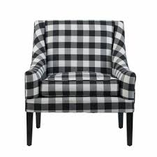 Holidays, picnics, and rustic events are the perfect settings for checkered polyester chair sashes! 32 Black White Gingham Plaid Arm Chair Christmas Central