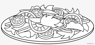 This collection includes mandalas, florals, and more. Download Vegetable Salad Coloring Pages Clipart Chef Salad Clipart Black And White Transparent Png 900x386 Free Download On Nicepng