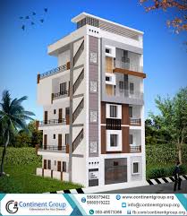 Residential building elevation and floor plan is an image that must be made before the housing was built. 3d Building Elevation 3d Front Elevation 3d Rendering In Bangalore