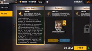 His ability reduces the headshot damage when. Free Fire Wolfrahh Age Story Background Special Ability Screenshots Etc