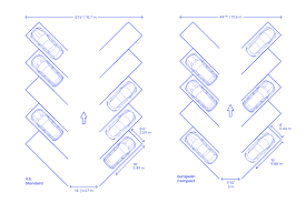 Parking lot layouts parking layouts parking lot designs. 45 Parking Spaces Dimensions Drawings Dimensions Com