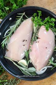 Remove the chicken from the pot. How To Make Poached Chicken Spend With Pennies