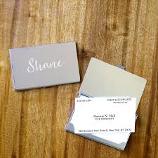 Your business card is a key element for a powerful brand. Script Name Business Card Holder 2712 Designs