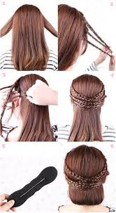 susse flechtfrisuren mit clip in haarverlangerungen anleitung geflochtene frisuren flechtfrisuren coole frisuren