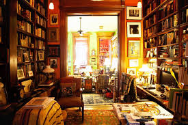Home Garden La Maison D Albert Et Gillian A Harlem Home Libraries Home Library Home