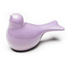Wilko Bird Ornament Ceramic Lilac Bird Ornaments Wilko Ceramics
