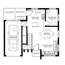 It's adjacent to the powder room. Modern House Design Phd 2015015 Pinoy House Designs