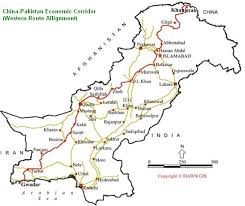 Image result for cpec pakistan map
