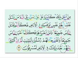 Σf = jumlah kemunculan kata (berdasarkan huruf arab gundul). Tajwid Surat Al Maidah Ayat 32 Youtube