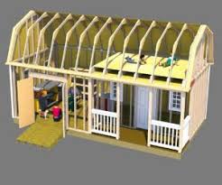Wraparound porch lofted barn cabin 12x24 | diy she shed i'm super excited about this project! 12x24 Barn Plans Barn Shed Plans Small Barn Plans