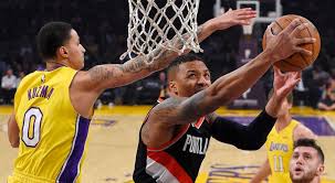 Lebron james had 36 points, 10 rebounds and 10 assists and the los angeles lakers advanced to the western conference semifinals. Nba Blazers Vs Lakers Spread And Prediction Wagertalk News