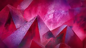 hd wallpaper abstract pink red gem