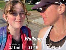 Beautiful morning for a long walk with my child