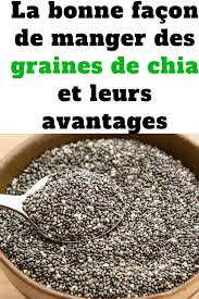 La Bonne Facon De Manger Des Graines De Chia Et Leurs Avantages Sante Chia Graine Regime Manger Nutrition How To Dry Basil Cooking Recipes