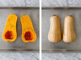Bake butternut squash in the oven when you want to serve it mashed, or enjoy each piece as a single serving and eat it with a spoon. Easy Roasted Butternut Squash Cubes And Halves Downshiftology