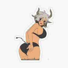 Anime Girl Bikini Waifu Monster Musume Cow Girl Monster Girl Design 