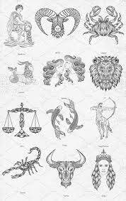 Cancer zodiac sign is one of the three sun signs under the water signs. Zodiac Signs Vintage Illustrations Zodiac Signs Symbols Virgo Tattoo Gemini Art