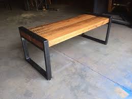 Rustic barn floor extendable dining bench. Custom Made Reclaimed Oak Beam Bench By Virginia Build Works Custommade Com