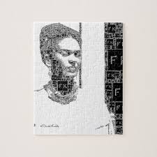 Black And White Puzzle Drawing Frida Kahlo Black And White Portrait Jigsaw Puzzle Zazzle Com Black And White Portraits Frida Kahlo Black And White