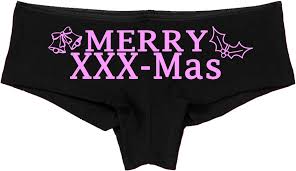Knaughty Knickers Christmas Merry XXX