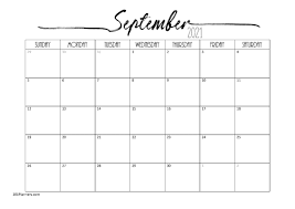 These designs are available in word and excel format on various. Free Printable September 2021 Calendar Customize Online