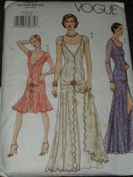 Vogue Patroon Jurken Flapper Dress Pattern Vogue Pattern Evening Dress Patterns