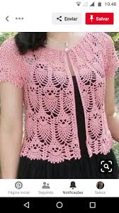 Pin By Isabel Moreira On Jessiane Martins Crochet Crochet Vest Pattern Crochet Shrug Crochet Clothes