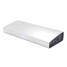 Connection with thunderbolt host through thunderbolt split cable. Thunderdock2 I Tec Thunderbolt 2 Docking Station I Tec