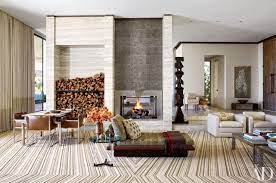 This stunning design is all about modern, clean lines. Fireplace Ideas And Fireplace Designs Architectural Digest