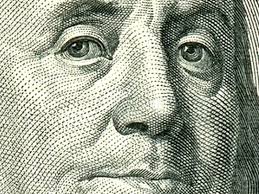 100 Bill Ben Franklin Portrait Stock Illustrations