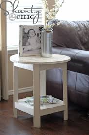 I started building this with one design in mind, then i totally switched gears mid build. Benchright Round End Tables Ana White