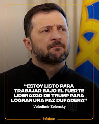 El presidente ucraniano, Volodimir Zelensky, dijo el martes que quería  “arreglar las cosas” con Donald Trump y que deseaba trabajar bajo el  “fuerte liderazgo” del presidente estadounidense para garantizar una paz  duradera