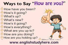 This is typically asking for your name, but a particular context could indicate a different meaning. 18 Ways To Say How Are You English Study Here