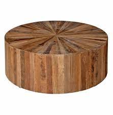 Modern solid wood round coffee table with tempered glass top. Cheap Circular Coffee Table Cyrano Reclaimed Wood Solid Round Drum Modern Eco Coffee Table Chea Drum Coffee Table Circular Coffee Table Round Wood Coffee Table